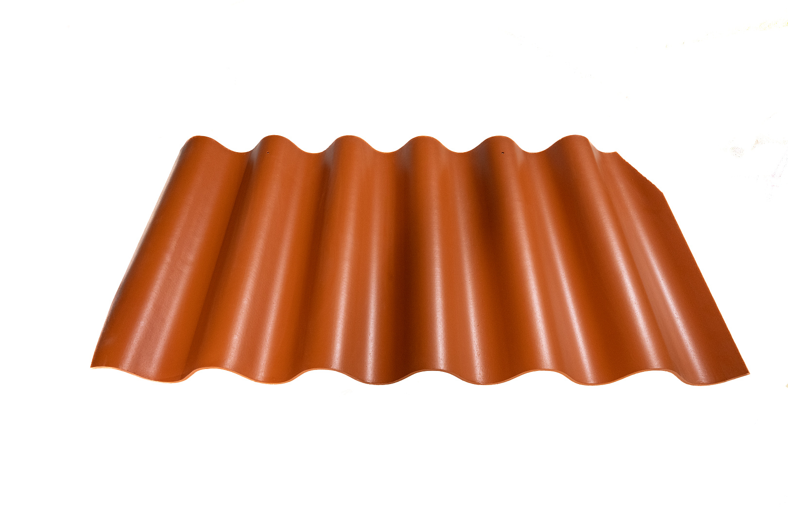 Кровельный лист Волнаколор, 625х1097х6 мм, оранжевый - X160