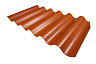 Кровельный лист Волнаколор, 625х1097х6 мм, оранжевый - X160