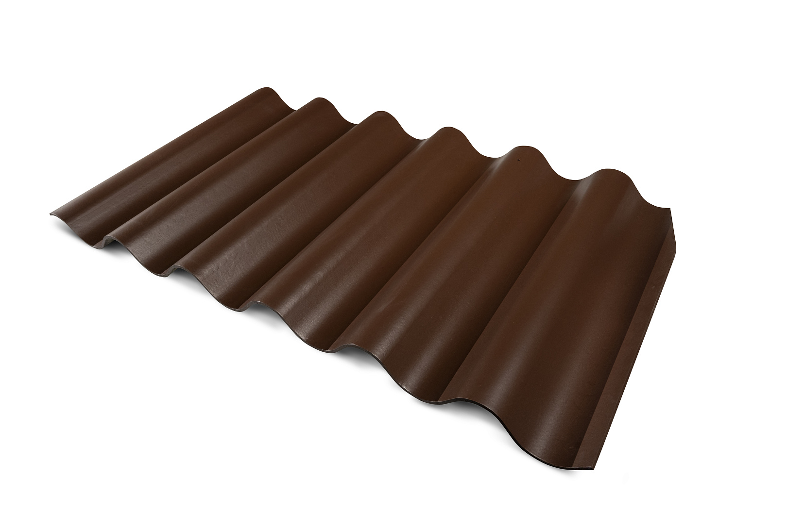 Кровельный лист Волнаколор, 625х1097х6 мм, шоколад - Y130